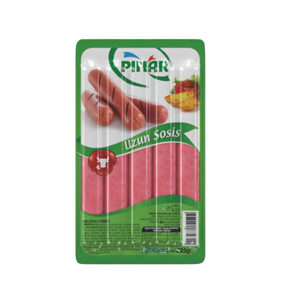 PINAR SOSİS DANA UZUN SOYULMUŞ 225 GR 
