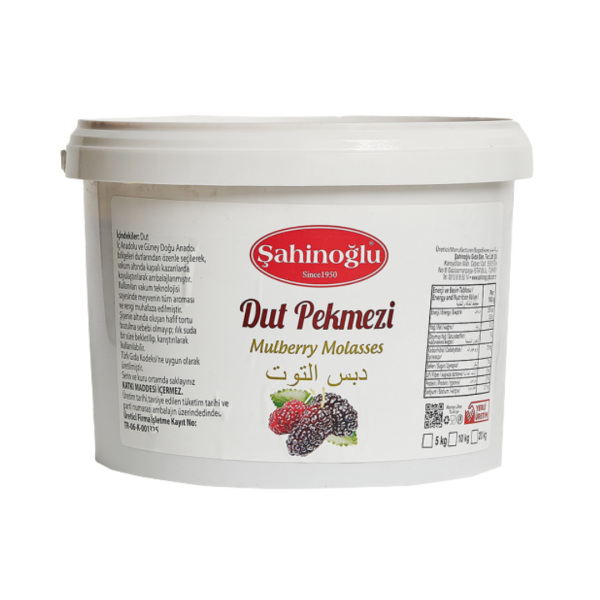 ŞAHİNOĞLU PEKMEZ DUT KOVA 5 KG