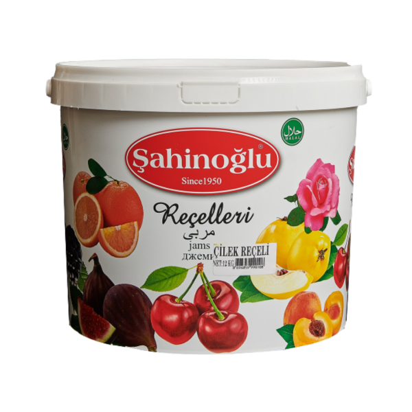 ŞAHİNOĞLU REÇEL ÇİLEK DÖKME 12 KG