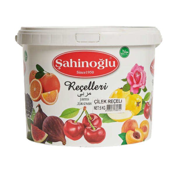 ŞAHİNOĞLU REÇEL ÇİLEK KOVA 5 KG