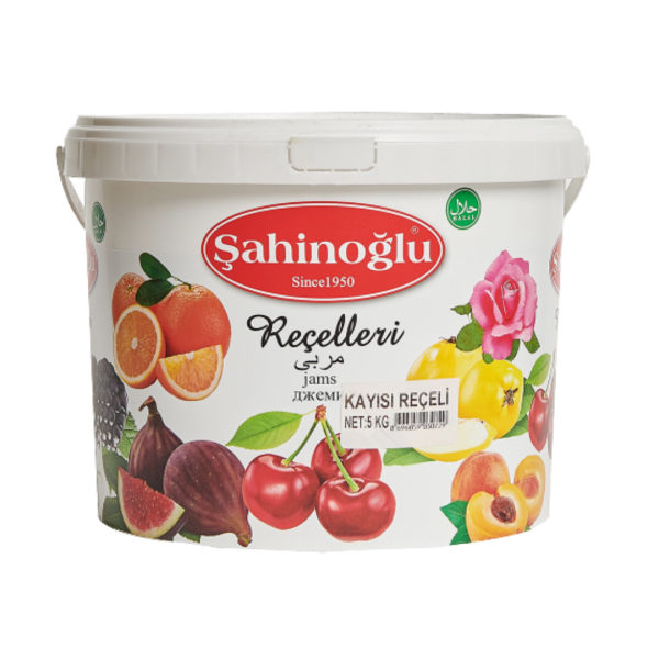 ŞAHİNOĞLU REÇEL KAYISI KOVA 5 KG
