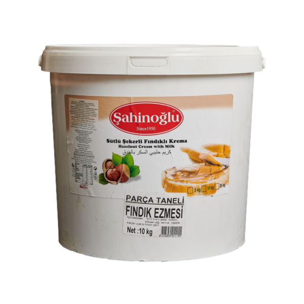 ŞAHİNOĞLU FINDIK EZMESİ PARÇA TANELİ 10 KG