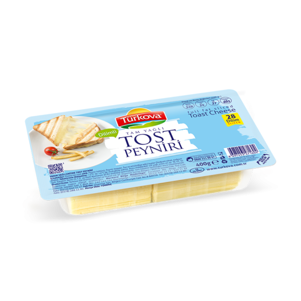 TÜRKOVA TOST PEYNİRİ DİLİMLİ 400 GR 