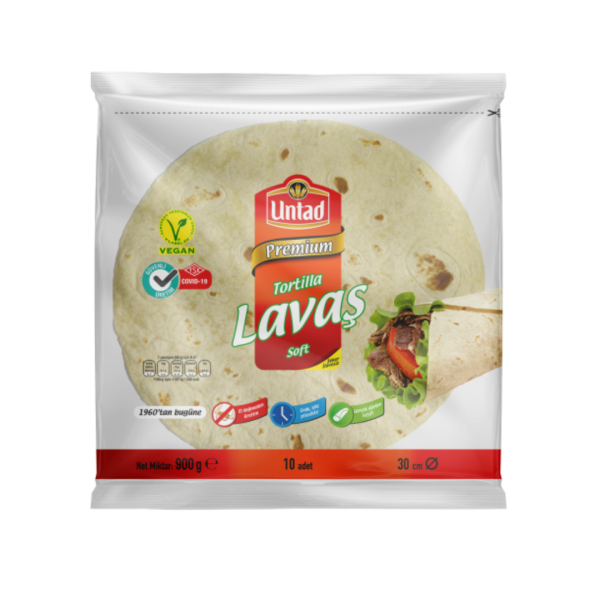 UNTAD PREMİUM TORTİLLA LAVAŞ 30 CM 900 GR 