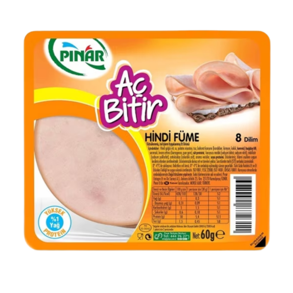 PINAR AÇ BİTİR HİNDİ SALAM FÜME 60 GR 
