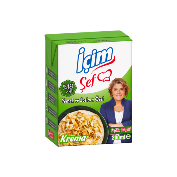 ÜLKER ŞEF KREMA YARIM YAĞLI 200 ML 