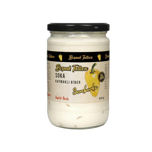 BOŞNAK SOKA KAYMAKLI BİBER 580 GR 
