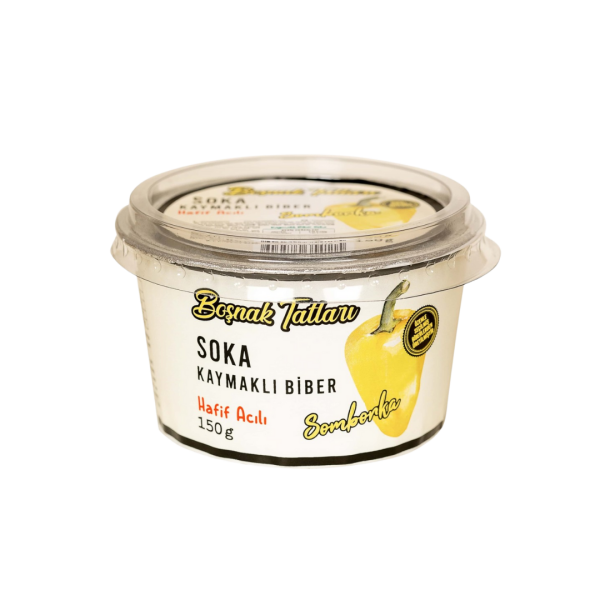 BOŞNAK SOKA KAYMAKLI BİBER 150 GR 