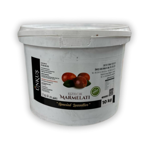 ÜNKUŞ  MARMELAT KIZILCIK DÖKME 10 KG