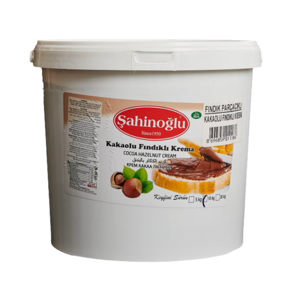 ŞAHİNOĞLU FINDIK PARÇACIKLI ÇOKOKREM 10 KG