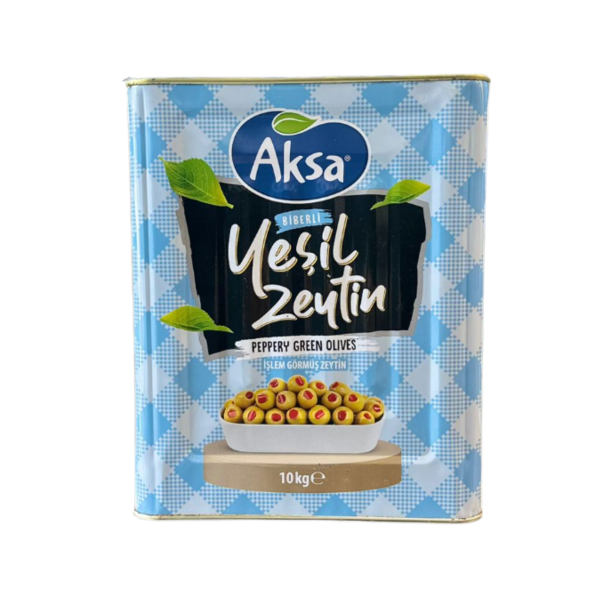 AKSA YEŞİL ZEYTİN BİBERLİ (201-230) 10 KG