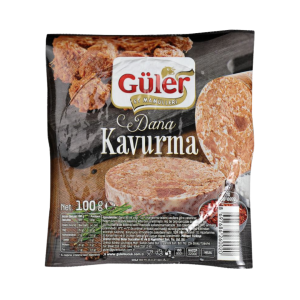 GÜLER DANA KAVURMA DİLİMLİ 100 GR 