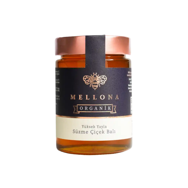 MELLONA ORGANİK ÇİÇEK BALI SÜZME 450 GR 