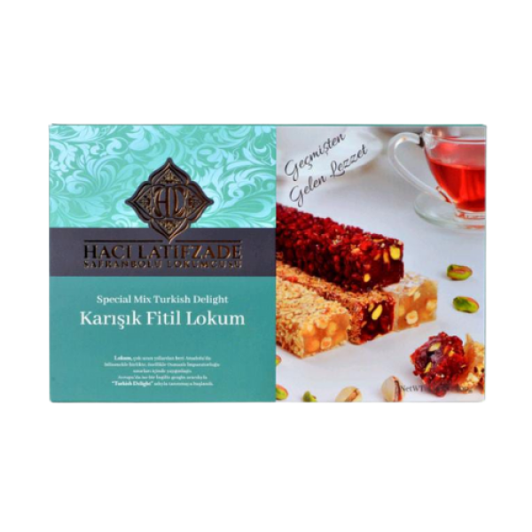 H.LATİFZADE LOKUM KARIŞIK FİTİL 400 GR 