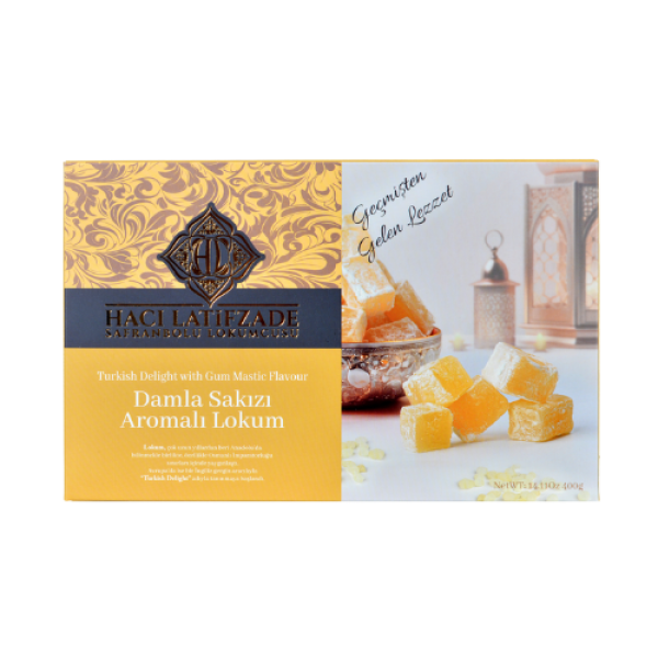 H.LATİFZADE LOKUM DAMLA SAKIZI AROMALI 400 GR 