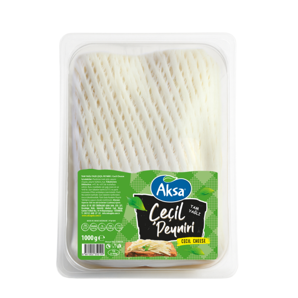 AKSA ÇEÇİL PEYNİR (ERİTME) 1000 GR 
