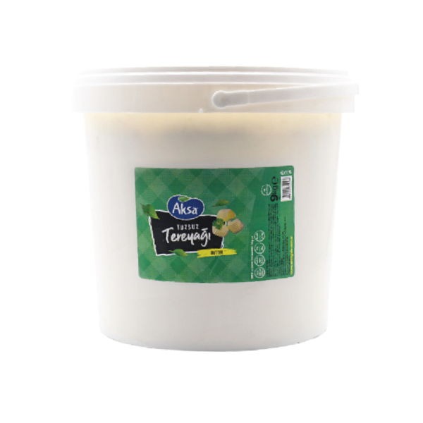 AKSA TEREYAĞI TUZSUZ KOVA 9 KG