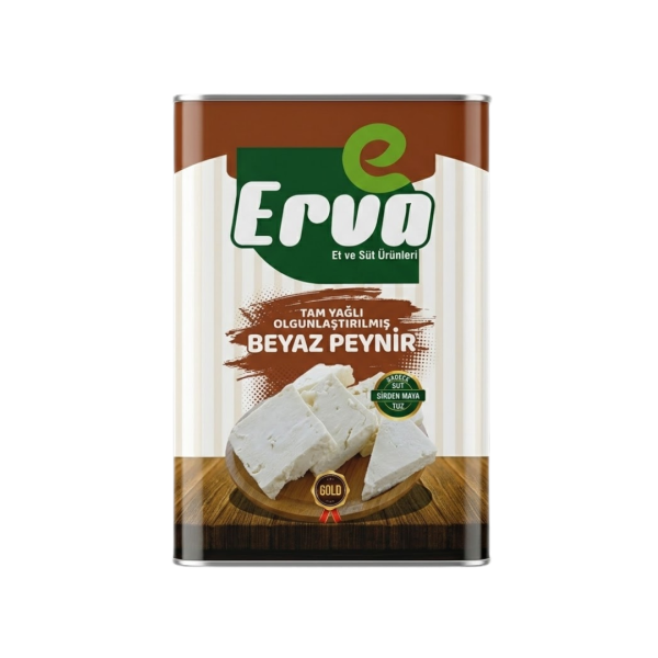 ERVA BEYAZ PEYNİR EXTRA LÜX TENEKE 18 KG
