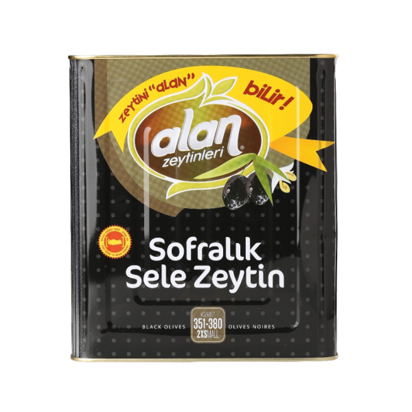 ALAN SİYAH ZEYTİN  KURU SELE (351-380 KLB) 9 KG