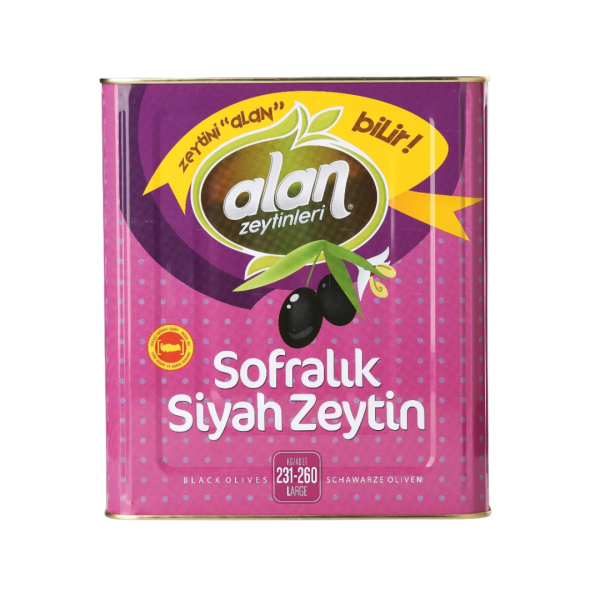 ALAN SİYAH ZEYTİN  SPECIAL (231-260 KLB) 10 KG