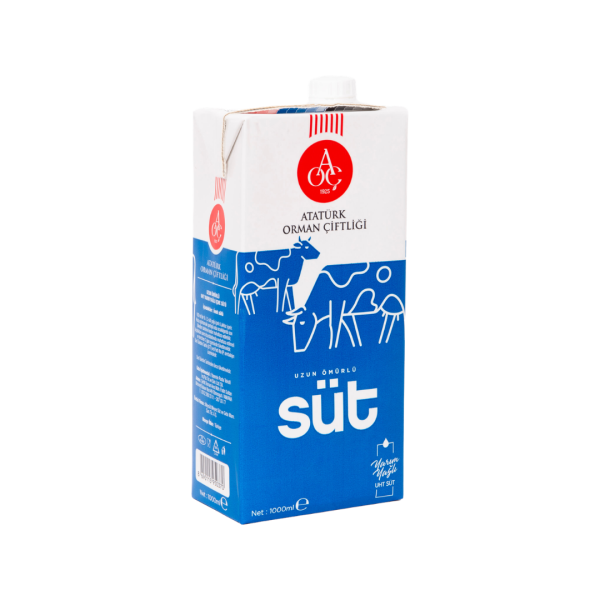 A.O.Ç. UHT YARIM YAĞLI SÜT (%1,5) 1000 ML 