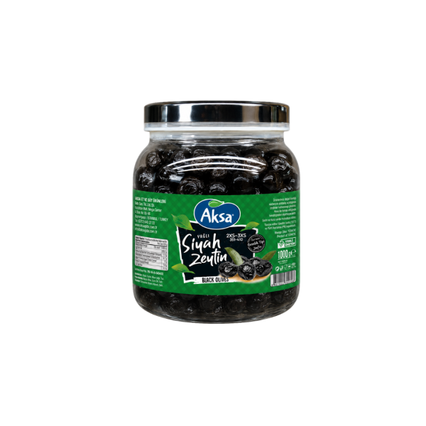 AKSA SİYAH ZEYTİN 351-410 1000 GR 