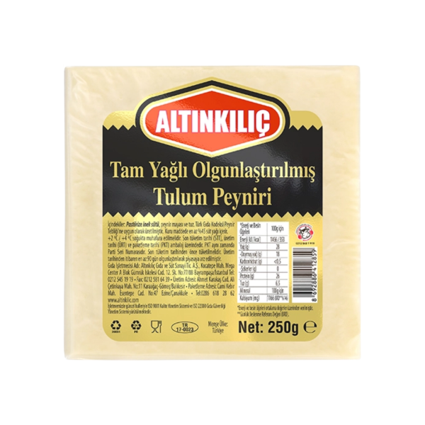 ALTINKILIÇ TULUM PEYNİR İZMİR 250 GR 