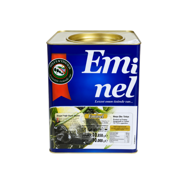 EMİNEL SİYAH ZEYTİN 231-260 YAĞLI SELE 10 KG
