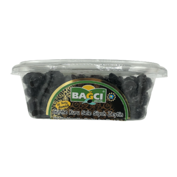 BAĞCI SİYAH ZEYTİN AZ TUZLU KURU SELE 400 GR