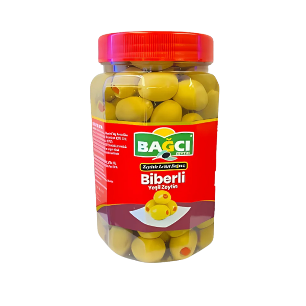BAĞCI YEŞİL ZEYTİN BİBERLİ 700 GR 