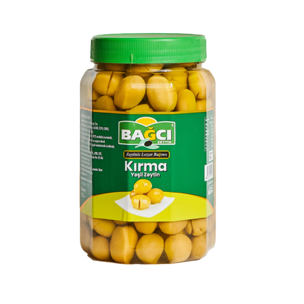 BAĞCI YEŞİL ZEYTİN KIRMA 700 GR 