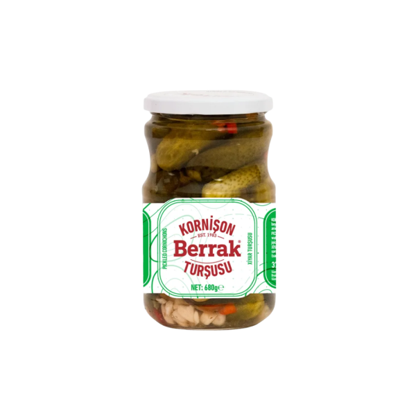 BERRAK TURŞU SALATALIK NO:1 680 ML 