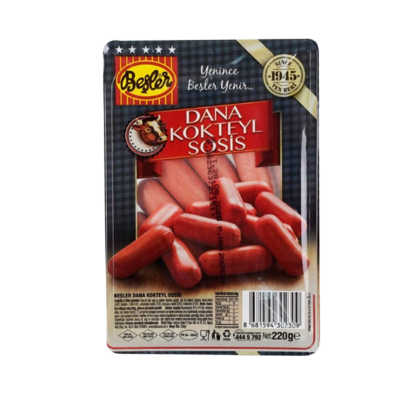 BEŞLER SOSİS DANA KOKTEYL 220 GR 