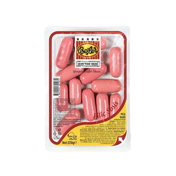 BEŞLER SOSİS PİLİÇ KOKTEYL 220 GR 