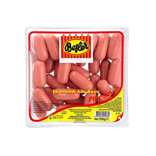 BEŞLER SOSİS PİLİÇ KOKTEYL EKO 700 GR 