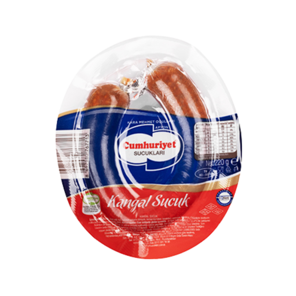 CUMHURİYET DANA SUCUK KANGAL 220 GR 