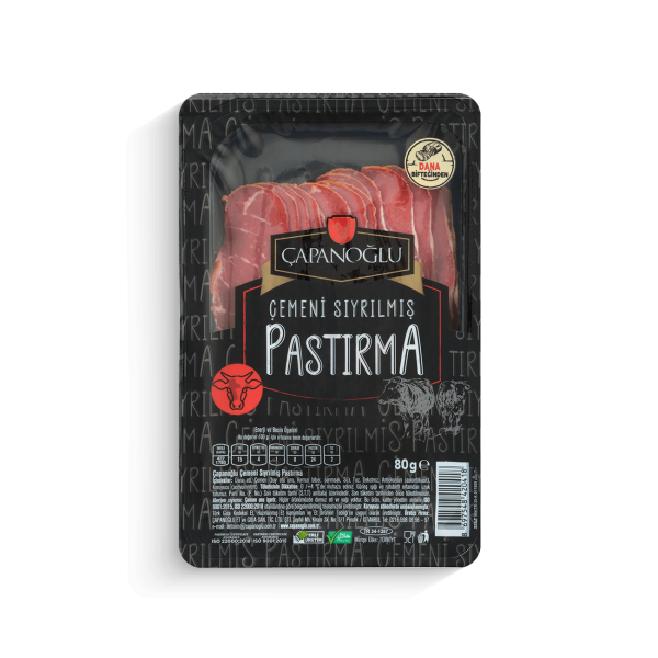 ÇAPANOĞLU PASTIRMA DİLİMLİ 80 GR 