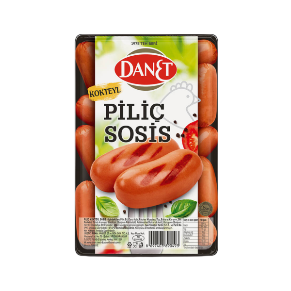 DANET SOSİS PİLİÇ KOKTEYL 250 GR 
