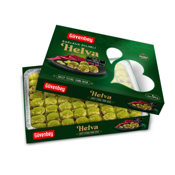 GÜVENBEY HELVA FISTIKLI BAKLAVA DİLİM 5 KG