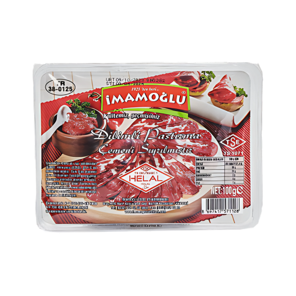 İMAMOĞLU PASTIRMA DİLİM (ÇEMENSİZ ) 100 GR 