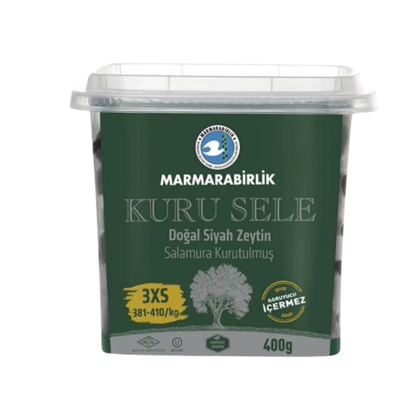 MARMARA BİRLİK SİYAH ZEYT KURU SELE 400 GR