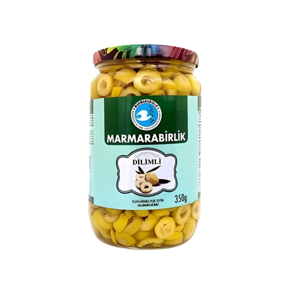 MARMARA BİRLİK YEŞİL ZEYTİN DİLİMLİ 350 GR 