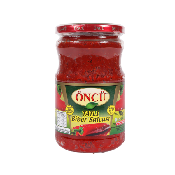 ÖNCÜ SALÇA BİBER TATLI  700 GR 